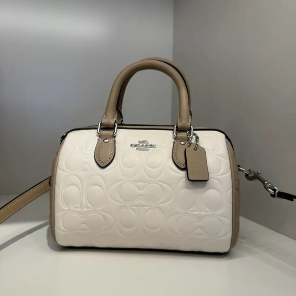 coach Mini Rowan Crossbody Bag In Blocked - Picture 1 of 6